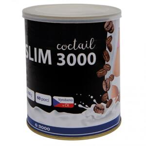 SLIM 3000 COCTAIL KÁVA (Osvěžující instantní nápoj se syrovátkovými proteiny, obsahem rozpustných vláknin, vitaminů, bakteriemi mléčného kvašení, karnitinem, biologicky vázaným chromem, hydrolyzovaným kolagenem a sójovým lecitinem. Hmotnost 420 g.)