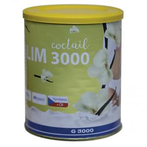 SLIM 3000 COCTAIL VANILKA (Doplněk stravy v prášku. Koktejlová směs s rozpustnou vlákninou, karnitinem, sojovým lecitinem a zeleným čajem.)