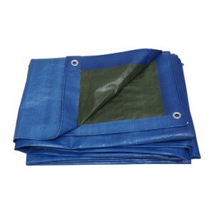 TOPTRADE plachta krycí, modro-zelená, s kovovými oky, 3 x 5 m, profi (TOPTRADE plachta krycí, modro-zelená, s kovovými oky, 3 x 5 m, profi)