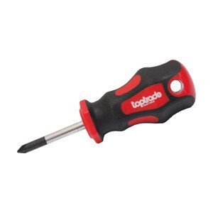 TOPTRADE šroubovák pozidrive, krátký, magnetický, S2, 2 x 38 mm (TOPTRADE šroubovák pozidrive, krátký, magnetický, S2, 2 x 38 mm)