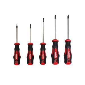 TOPTRADE šroubovák torx, magnetický, S2, sada 5 ks (TOPTRADE šroubovák torx, magnetický, S2, sada 5 ks)