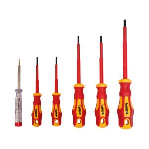 TOPTRADE šroubovák elektrikářský, magnetický, CRV, 1000 V, sada 6 ks (TOPTRADE šroubovák elektrikářský, magnetický, CRV, 1000 V, sada 6 ks)