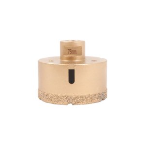 TOPTRADE korunka vykružovací, diamantová, M14, O 75 mm (TOPTRADE korunka vykružovací, diamantová, M14, O 75 mm)