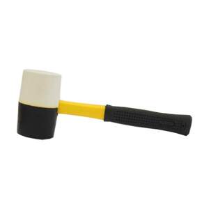 TOPTRADE palice gumová, černá / bílá, se sklolaminátovou násadou, O 65 mm / 680 g, profi (TOPTRADE palice gumová, černá / bílá, se sklolaminátovou násadou, O 65 mm / 680 g, profi)