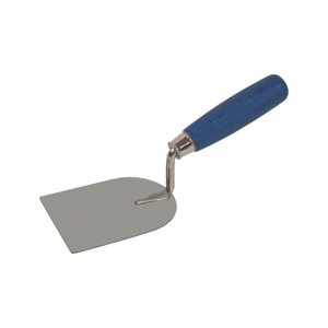 TOPTRADE lžíce nerezová, štukatérská, lopatička, dřevěná rukojeť, 110 x 80 mm (TOPTRADE lžíce nerezová, štukatérská, lopatička, dřevěná rukojeť, 110 x 80 mm)