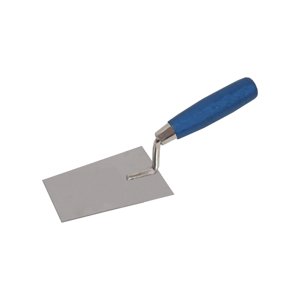 TOPTRADE lžíce zednická, nerezový plech, dřevěná rukojeť, 120 x 78 mm (TOPTRADE lžíce zednická, nerezový plech, dřevěná rukojeť, 120 x 78 mm)