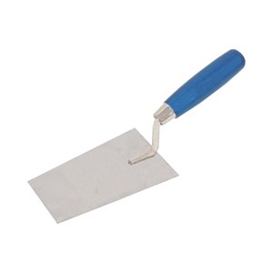 TOPTRADE lžíce zednická, nerezový plech, dřevěná rukojeť, 140 x 82 mm (TOPTRADE lžíce zednická, nerezový plech, dřevěná rukojeť, 140 x 82 mm)