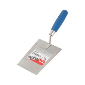 TOPTRADE lžíce zednická, nerezový plech, dřevěná rukojeť, 160 x 115 mm (TOPTRADE lžíce zednická, nerezový plech, dřevěná rukojeť, 160 x 115 mm)