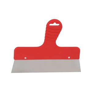 TOPTRADE stěrka nerezová, úzká, plastová rukojeť, 250 mm (TOPTRADE stěrka nerezová, úzká, plastová rukojeť, 250 mm)