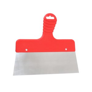 TOPTRADE stěrka nerezová, široká, plastová rukojeť, 250 mm (TOPTRADE stěrka nerezová, široká, plastová rukojeť, 250 mm)