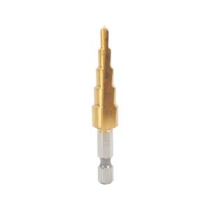 TOPTRADE vrták stupňový, HSS, do kovu, 4 – 12 mm, 5 stupňů (TOPTRADE vrták stupňový, HSS, do kovu, 4 – 12 mm, 5 stupňů)