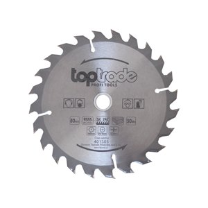 TOPTRADE kotouč pilový, na dřevo, s SK plátky, 24 zubů, 160 x 2,2 x 20/16 mm (TOPTRADE kotouč pilový, na dřevo, s SK plátky, 24 zubů, 160 x 2,2 x 20/16 mm)