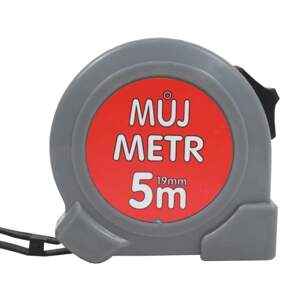 TOPTRADE metr svinovací, „MŮJ METR“, jednobrzdový, 19 mm x 5 m (TOPTRADE metr svinovací, „MŮJ METR“, jednobrzdový, 19 mm x 5 m)
