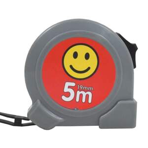 TOPTRADE metr svinovací, „SMAJLÍK“, jednobrzdový, 19 mm x 5 m (TOPTRADE metr svinovací, „SMAJLÍK“, jednobrzdový, 19 mm x 5 m)
