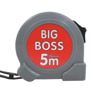 TOPTRADE metr svinovací, „BIG BOSS“, jednobrzdový, 19 mm x 5 m (TOPTRADE metr svinovací, „BIG BOSS“, jednobrzdový, 19 mm x 5 m)