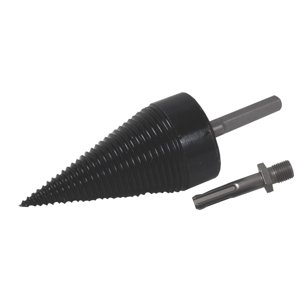 TOPTRADE trn štípací, na dřevo, 2 x adaptér 65 mm, SDS+ a šestihran, 50 x 102 mm (TOPTRADE trn štípací, na dřevo, 2 x adaptér 65 mm, SDS+ a šestihran, 50 x 102 mm)