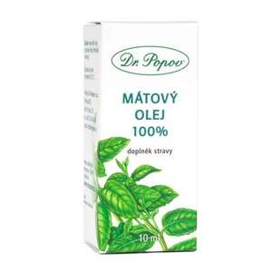Mátový olej 100%, 10 ml (Přírodní olej pro vnitřní (správné trávení) i vnější užití (zdravé dýchací cesty).)