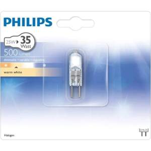 PHILIPS ŽÁROV.HALOG.KAPSLE 25W GY6.35 12V ČIRÁ BLISTR (halogenová žárovka, světelné zdroje)