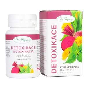 Bylinné kapsle Detoxikace, 60 kapslí (K celkovému pročištění organizmu a vyloučení nahromaděných škodlivin z těla. Doplněk stravy.)