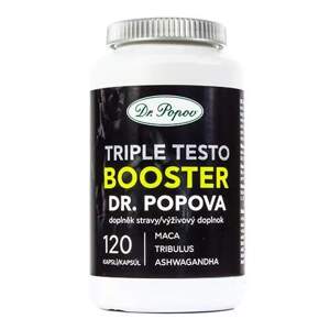 Bylinné kapsle SPORT Triple Testo BOOSTER, 120 kapslí (Podpora výdrže, energie, regenerace pro maximální výkony a výsledky. Doplněk stravy.)