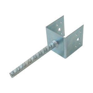 TOPTRADE patka kotevní do betonu, 140 x 90 mm, pozinkovaná (TOPTRADE patka kotevní do betonu, 140 x 90 mm, pozinkovaná)