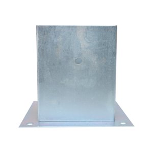 TOPTRADE patka sloupku se čtvercovou základnou, 100 x 100mm, pozink (TOPTRADE patka sloupku se čtvercovou základnou, 100 x 100mm, pozink)