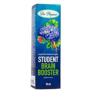 STUDENT Brain booster, bylinné kapky, 50 ml (Vzpruha pro paměť a lepší soustředění. Doplněk stravy.)
