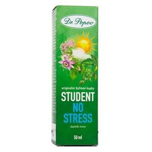 STUDENT No stress, bylinné kapky, 50 ml (Kapky, které mají pro strach uděláno. Doplněk stravy.)