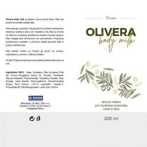 OLIVERA BODY MILK 550 ML (Olivera body milk je vláčné, jemné mléko, které lze použít na pokožku celého těla.)