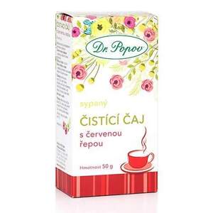 Čistící čaj s červenou řepou, sypaný, 50 g (S obsahem bylin pro celkové pročištění organismu (pampeliška, kopřiva). Bylinný sypaný čaj.)