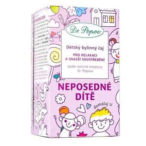 Neposedné dítě, dětský bylinný čaj, 30 g (Dětský čaj pro relaxaci a snazší soustředění (krabička pro děti na dokreslení).)