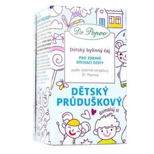 Dětský průduškový, dětský bylinný čaj, 30 g (Dětský čaj pro zdravé dýchací cesty (krabička pro děti na dokreslení).)