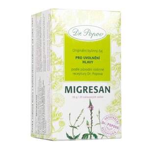 Migresan, porcovaný čaj, 30 g (Ke zklidnění, hormonální rovnováze a duševní pohodě (díky meduňce, levanduli a třezalce). )