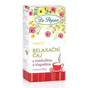 Relaxační čaj s meduňkou a třapatkou, sypaný, 50 g (Pro každodenní relaxaci, pozitivní náladu a dobrý spánek (díky meduňce).)