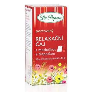Relaxační čaj s meduňkou a třapatkou, porcovaný, 30 g (Pro každodenní relaxaci, pozitivní náladu a dobrý spánek (díky meduňce).)