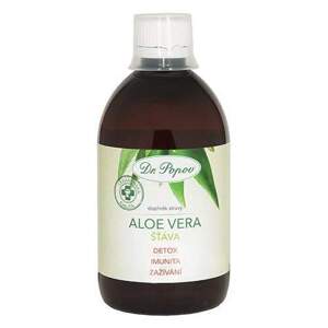 Aloe Vera šťáva, 500 ml (Pro detoxikaci, očistu, imunitu a zdravé fungování střev. Ve vysoké čistotě, bez zahušťovadel a cukru.  )