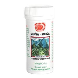 Muňa-muňa, 60 kapslí (Muňa-muňa. Doplněk stravy. Tradiční bylinný produkt. 60 kapslí, 13 g. Pestrá, různorodá a vyvážená strava. Miluj svůj život.)