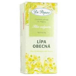 Lípa obecná květ, 40 g (20 x 2 g) (Při nachlazení podpoří dýchací cesty a pocení, má zklidňující účinky, je vhodná pro dobré trávení.)