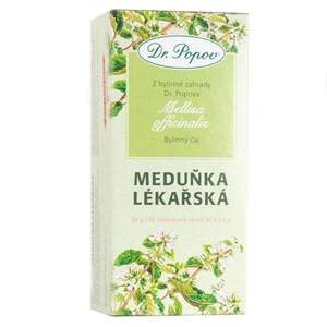 Meduňka lékařská nať, 30 g (20 x 1,5 g) (Výborná zklidňující bylinka, při nervozitě a neklidu, navozuje klidný spánek a pozitivní náladu.)