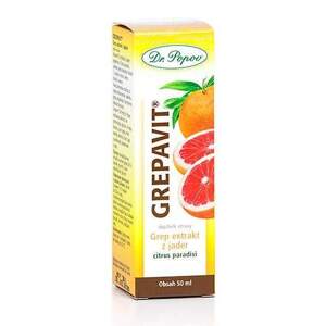 GREPAVIT® – grep extrakt z jader, 50 ml (Pro posílení přirozené imunity (vysoký obsah vitamínu C) a zevně při kožních potížích. Doplněk stravy.)