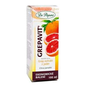 GREPAVIT® – grep extrakt z jader, 100 ml (Pro posílení přirozené imunity (vysoký obsah vitamínu C) a zevně při kožních potížích. Doplněk stravy.)