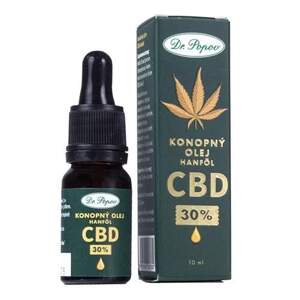 Konopný olej s CBD 30 %, 10 ml (Pro kardiovaskulární soustavu, svaly, klouby, imunitu, pokožku a správnou hladinu glukózy v krvi a cholesterolu.)