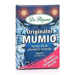 MUMIO, 60 tablet (Přírodní multiminerál a adaptogen, skvělý na podporu přirozené imunity (např. na podzim). Ekonomické balení.)