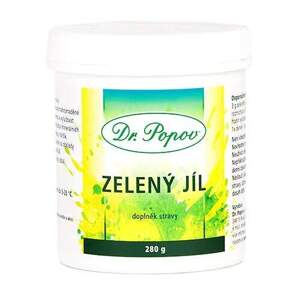 Zelený jíl, prášek, 280 g (100% přírodní zelený jíl, skvělý pro vnitřní i zevní použití (obklady, pleťové masky, koupele, zábaly na vlasy).)