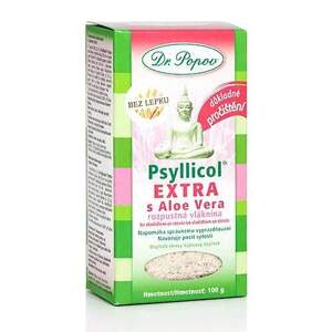 Psyllicol® EXTRA s Aloe Vera, 100 g (Pro intenzivní očistu těla. Vláknina Psyllium Dr. Popova obohacená o extrakt z Aloe Vera.)