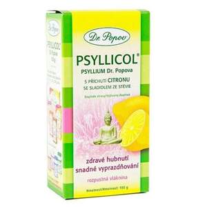 Psyllicol® s příchutí citronu, 100 g (Pro zdravé zažívání a dobré vyprazdňování. Vláknina Psyllium Dr. Popova s příchutí citronu.)