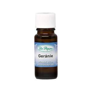 Geranie silice, 10 ml (Celkově reguluje nervový systém (může jak uklidnit, tak povzbudit). Odpuzuje hmyz (při zavšivení). V koupeli prohřívá a zmírňuje bolesti nervového původu.)