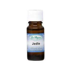 Jedlová silice, 10 ml (Aktivuje dýchání při chorobách z nachlazení. Má antiseptické účinky (čistí vzduch) a rozpouští hleny. V koupeli působí při potížích s pohybovým aparátem.)
