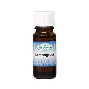 Lemongrassová silice, 10 ml (Aktivuje dýchání (má antibakteriální účinky). Osvěžuje ovzduší v zakouřených místnostech. Pomáhá lepšímu soustředění (pro řidiče). Povzbuzuje organismus.)
