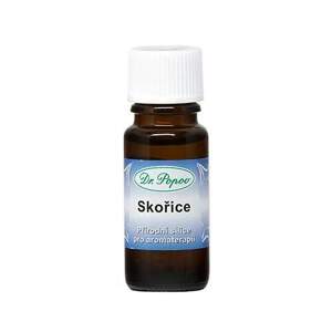 Skořicová silice, 10 ml (Stimuluje a povzbuzuje organismus. Čistí vzduch (má vynikající antiseptické účinky). Mírné afrodiziakum. Vhodná při dýchacích potížích. V koupeli povzbuzuje a prohřívá pokožku, vhodná při celulitidě a při potížích s pohybovým)